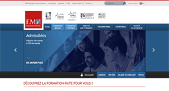 Desktop Screenshot of ecole-management-normandie.fr